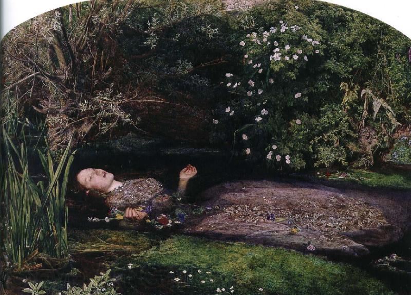 Sir John Everett Millais ofelia France oil painting art